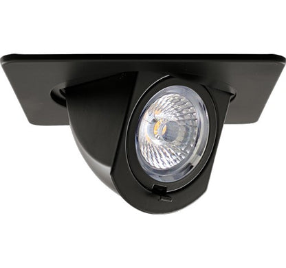ELCO Lighting EL44730DXB 12.6W 4 Inch 0-10V Square Adjustable LED Insert Black Finish 3000K