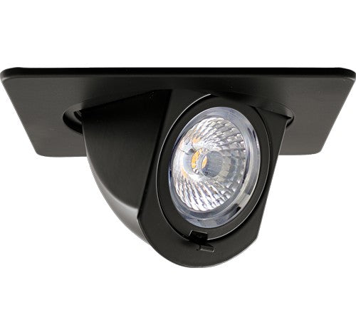 ELCO Lighting EL44730DXB 12.6W 4 Inch 0-10V Square Adjustable LED Insert Black Finish 3000K