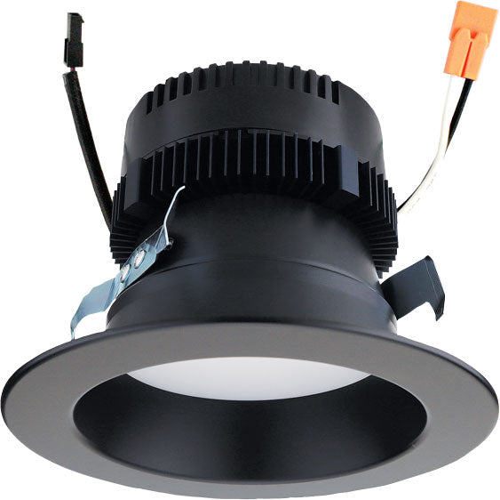 ELCO Lighting EL475CT5DBB 4 Inch 0-10V LED Inserts with 5-CCT and 3-Lumen Switch Black Finish