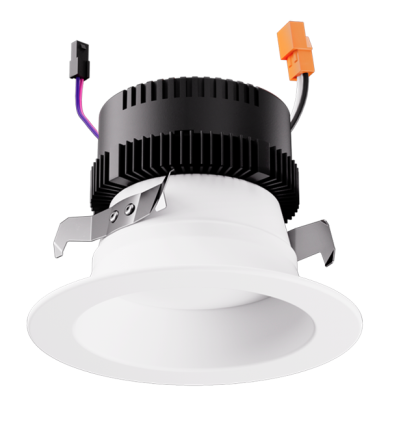 Elco Lighting EL475CT5DH 4" 0-10V LED Inserts with 5-CCT and 3-Lumen Switch, Color Temperature 2700K-5000K, All Haze