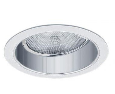 ELCO Lighting EL477C 6 Inch Adjustable Phenolic Reflector with Gimbal Trim Clear With White Ring Finish