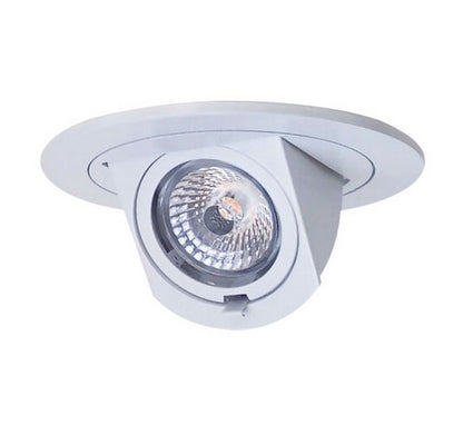 ELCO Lighting EL49730W 12.6W 4 Inch Round LED Adjustable Pull-Down Insert White Finish 3000K
