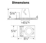 ELCO Lighting EL49LDICAS 12W 4" New Construction Shallow Housing