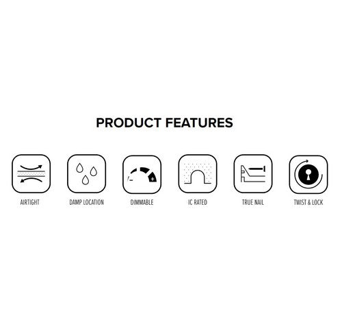 ELCO Lighting EL49LDICAS 12W 4" New Construction Shallow Housing