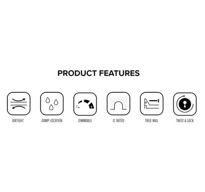 ELCO Lighting EL49LDICAS 12W 4" New Construction Shallow Housing