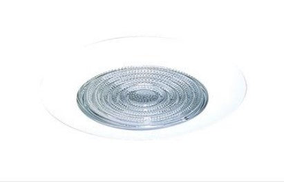 ELCO Lighting EL5113W 5 Inches Shower Trim with Fresnel Lens and Reflector White Finish
