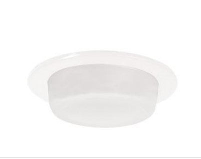 ELCO Lighting EL5116W 5 Inches Shower Trim with Opal Drop Lens and Reflector White Finish