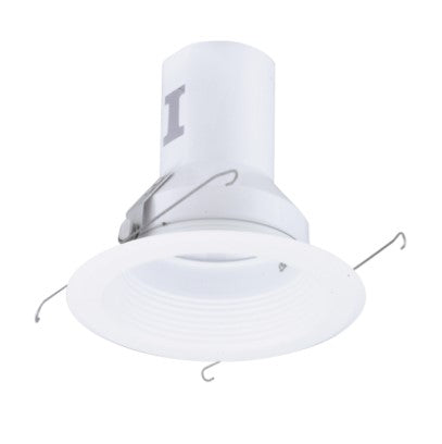 ELCO Lighting EL511W 5 Inches Metal Splay Baffle with White Trim Ring All White Finish