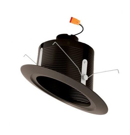 ELCO Lighting EL511CT5BZ 5 Inches Sloped Ceiling LED Baffle Inserts Watt 15W, Color Temperature 2700K, 3000K, 3500K, 4000K, 5000K, Lumens 1050lm Bronze Finish