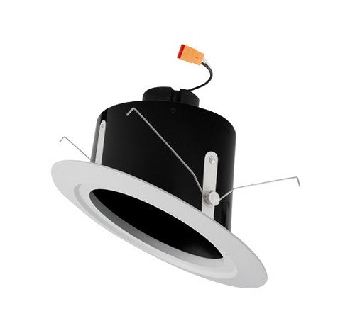 ELCO Lighting EL51230B 15W 5" Sloped Ceiling LED Reflector Inserts 3000K, 1050lm Black with White Ring