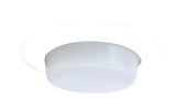 ELCO Lighting EL516W 5 Inches Shower Trim with Drop Opal Lens White Finish