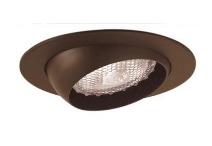 ELCO Lighting EL518BZ 5 Inches Eyeball with Trim Ring Bronze Finish