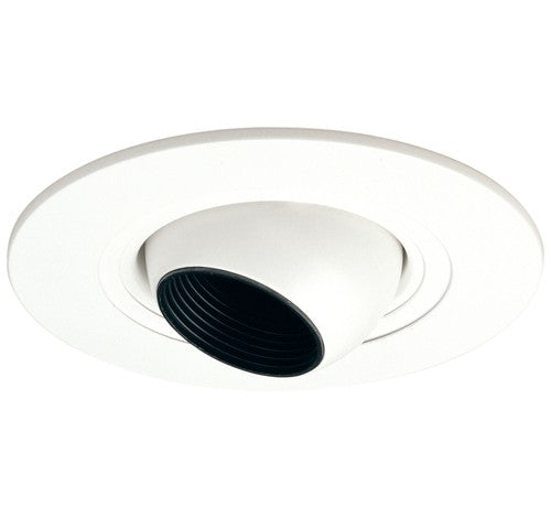 ELCO Lighting EL5198W 5" Adjustable Eyeball with Transformer White