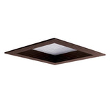 ELCO Lighting EL5324BZ 5" LED Replacement Baffle Trim with Frosted Lens Bronze