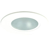 ELCO Lighting EL5412W 5" Shower Trim with Adjustable Reflector and Frosted Lens All White