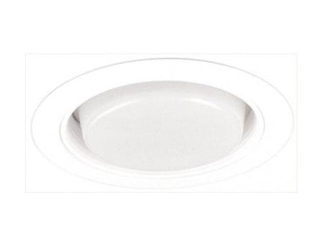 ELCO Lighting EL546W 5 Inches Baffle with Regressed Drop Opal Lens All White Finish