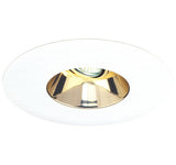 ELCO Lighting EL5521G 5" Adjustable Reflector with Oversized Trim Ring Gold with White Ring
