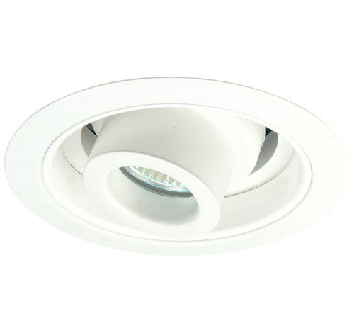 ELCO Lighting EL5611W 5" Regressed Adjustable Spot with Reflector Trim All White