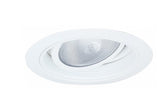 ELCO Lighting EL576W 5 Inches Adjustable Gimbal Ring with Baffle Trim White Finish