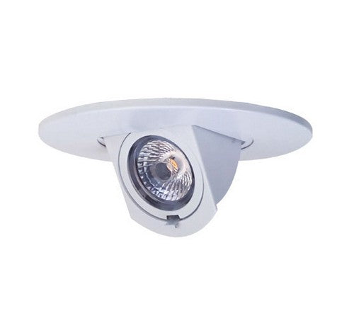 ELCO Lighting EL59727W 12.6W 5 Inch Round LED Adjustable Pull-Down Insert White Finish 2700K