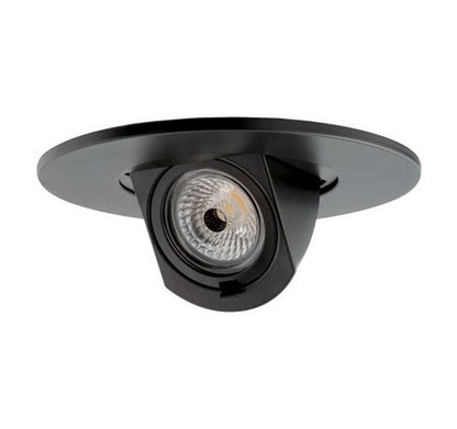 ELCO Lighting EL59730B 12.6W 5 Inch Round LED Adjustable Pull-Down Insert Black Finish 3000K