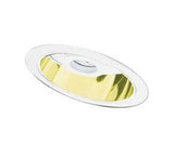 ELCO Lighting EL611G 6 Inches Sloped Adjustable Spot with Reflector Trim Gold with White Ring Finish