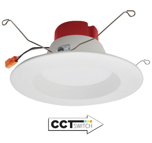 ELCO Lighting 12W 5 Inch or 6 Inch Five-Color Temperature Switch LED Reflector Inserts 850 lm - 880 lm - BuyRite Electric