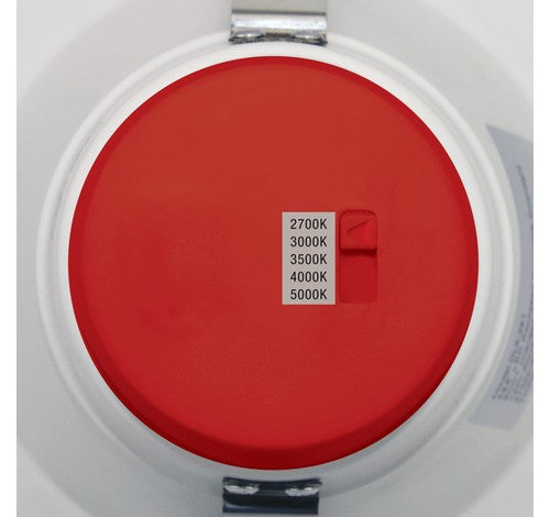 ELCO Lighting EL615CT5W 12W 5 Inch or 6 Inch Five-Color Temperature Switch LED Reflector Inserts White Finish