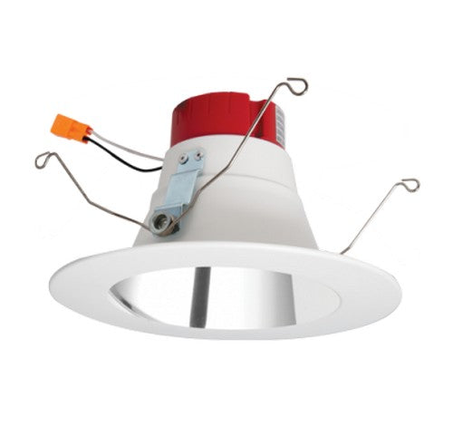 ELCO Lighting EL62535C 14W 5 Inch or 6 Inch Round LED Deep Reflector Insert Chrome with White Ring Finish 3500K 1000 Lumens