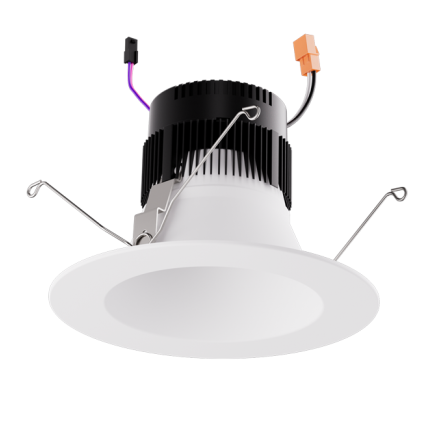 Elco Lighting EL685CT5DH 6" 0-10V LED Inserts with 5-CCT and 3-Lumen Switch, Color Temperature 2700K-5000K, All Haze