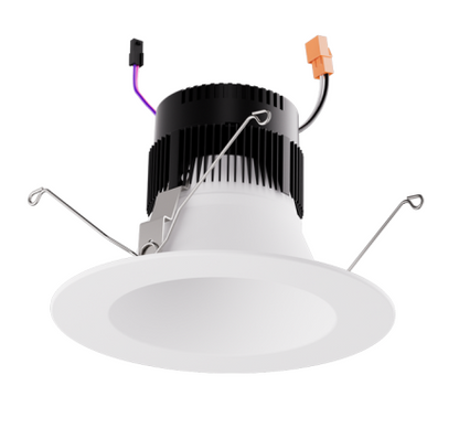 Elco Lighting EL685CT5DH 6" 0-10V LED Inserts with 5-CCT and 3-Lumen Switch, Color Temperature 2700K-5000K, All Haze
