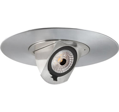 ELCO Lighting EL69730DXN 12.6W 6″ 0-10V Adjustable LED Inserts Nickel 3000K, 900lm