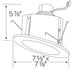 ELCO Lighting EL715CT5W 6" Sloped Ceiling LED Reflector Inserts ...