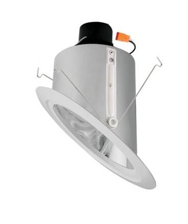 ELCO Lighting EL762CT5C 18W 6 Inch Sloped Ceiling LED Reflector Inserts Clear Finish 2700K, 3000K, 3500K, 4000K, 5000K 1200 lm