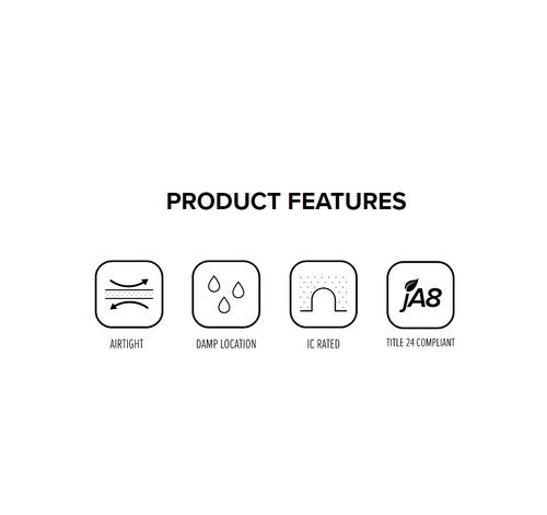 ELCO Lighting EL770RICA 24W 6 Inch IC Airtight Remodel Dedicated Housing 120 or 277V