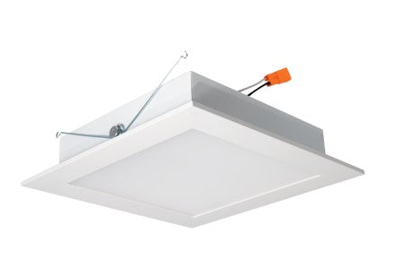 ELCO Lighting EL881CT5W 8 Inches Square LED Retrofit Insert with 5-CCT Switch Watt 18W, Color Temperature 2700K, 3000K, 3500K, 4000K, 5000K Lumens 1460 -1530lm White Finish