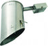 ELCO Lighting EL901RICA 6" sloped ceiling housing, silver aluminum, airtight construction, with junction box and conduit.