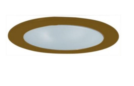 ELCO Lighting EL9112BZ 4 Inch Shower Trim with Reflector and Frosted Lens Bronze Finish