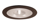ELCO Lighting EL9115BZ 4 Inch Shower Trim with Reflector and Frosted Pinhole Glass Bronze Finish