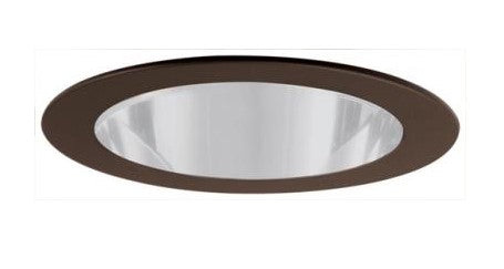 ELCO Lighting EL911B 4 Inch Shower Trim with Clear Lens Black Finish