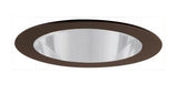 ELCO Lighting EL911B 4 Inch Shower Trim with Clear Lens Black Finish