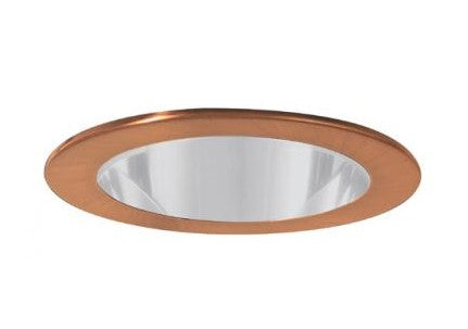 ELCO Lighting EL911CP 4 Inch Shower Trim with Clear Lens Copper Finish