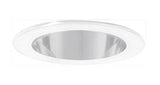 ELCO Lighting EL911SH 4 Inch Shower Trim with Clear Lens White Lexan Finish