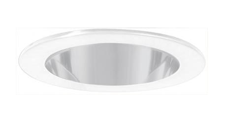ELCO Lighting EL911W 4 Inch Shower Trim with Clear Lens White Finish
