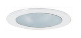 ELCO Lighting EL912W 4 Inch Shower Trim with Frosted Lens White Finish