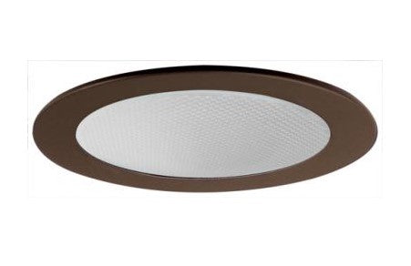 ELCO Lighting EL914BZ 4 Inch Shower Trim with Albalite Lens Bronze Finish
