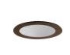 ELCO Lighting EL914N 4 Inch Shower Trim with Albalite Lens Nickel Finish