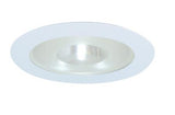 ELCO Lighting EL915SH 4 Inch Shower Trim with Frosted Pinhole Glass White Lexan Finish