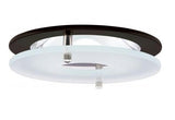ELCO Lighting EL926BZ 4 Inch Chrome Reflector with Suspended Frosted Glass Trim Bronze Finish