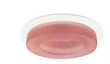 ELCO Lighting EL952R 4 Inch Frosted Glass Trim Red w/White Ring Finish